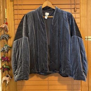 Velvet Cropped Jacket